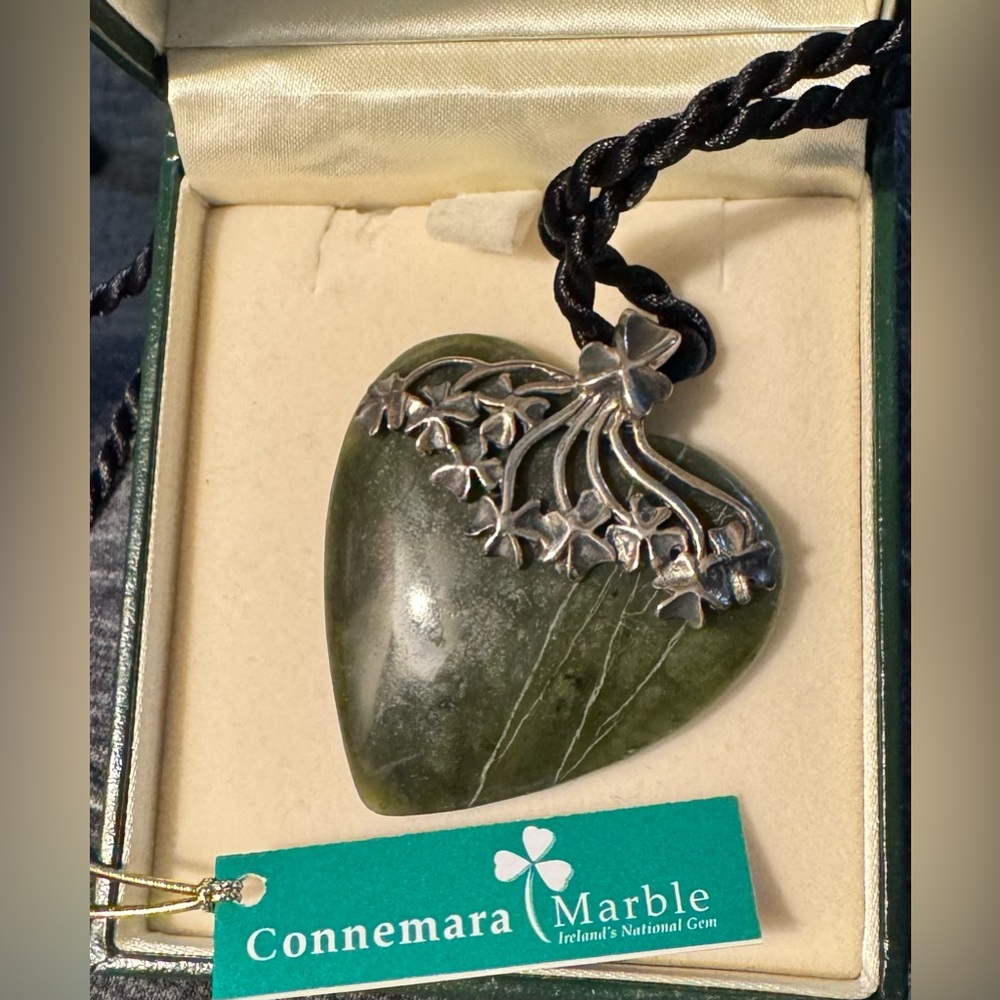 Connemara marble necklace pendant